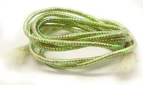 Mylarslang str. S - Pearl/Olive 