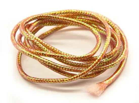 Mylarslang str. S - Pearl/Rootbeer 