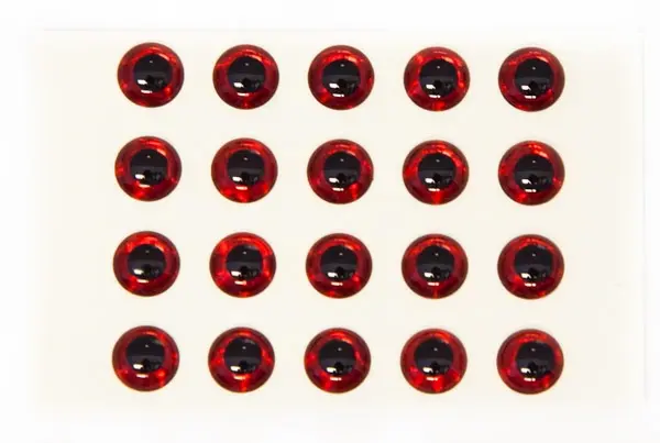 3D Epoxy Eyes - Holo Red 3mm 20st Wapsi 