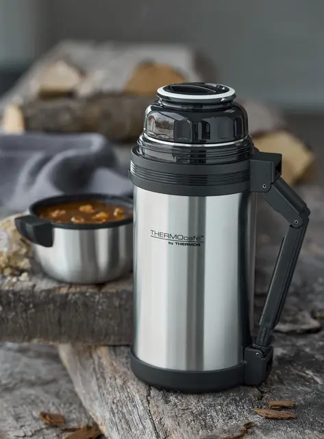 Thermos Multi Purpose Mattermos 1,2L Termos i rostfritt stål med bärhandtag 