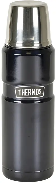 Thermos Stainless King Termos Blå 0,47L Termos i rostfritt stål med kopplock 