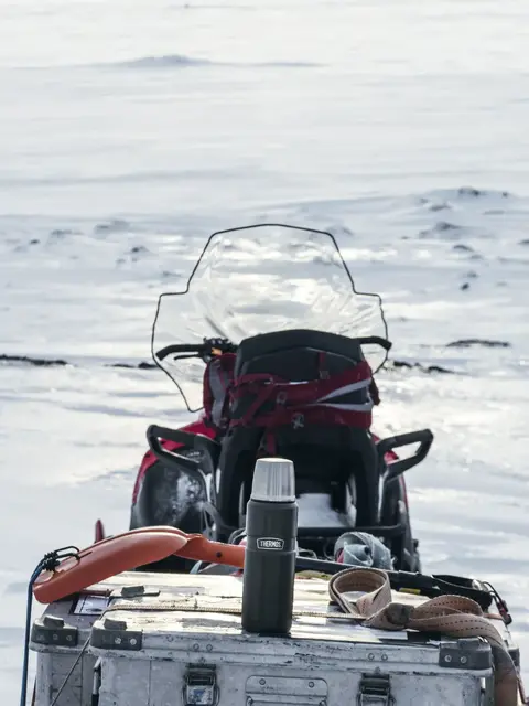 Thermos Stainless King Termos Army 0,47L Termos i rostfritt stål med kopplock 