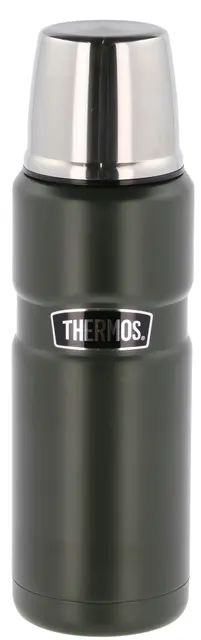 Thermos Stainless King Termos Army 0,47L Termos i rostfritt stål med kopplock 