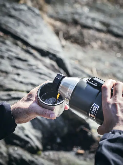 Thermos Stainless King Termos Army 1,2L Termos i rostfritt stål med kopplock 