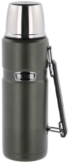 Thermos Stainless King Termos Army 1,2L Termos i rostfritt stål med kopplock 