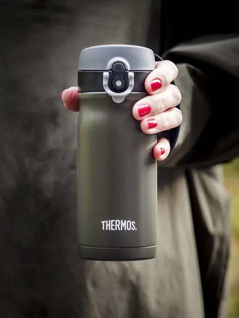 Thermos JMY Termokopp Army 0,35L Smart kombinasjon av termos og termokopp 