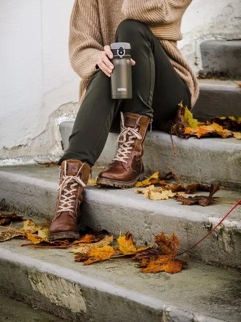 Thermos JMY Termokopp Army 0,35L Smart kombinasjon av termos og termokopp 