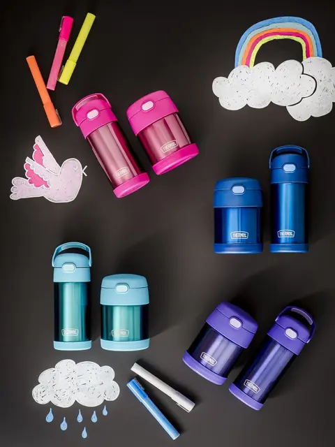 Thermos Funtainer Mattermos Teal 290ml Mattermos för barn och mindre portioner 