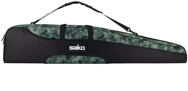 Tikka/Sako Green Digi Camo Vadderat gevärsfodral med utbytbar logo 