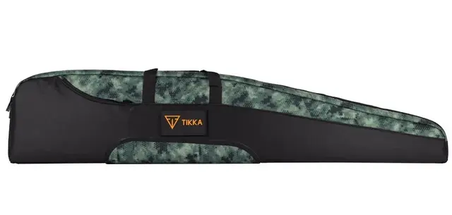 Tikka/Sako Green Digi Camo Vadderat gevärsfodral med utbytbar logo 