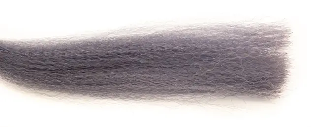 Super Hair - Grey Perfekt för saltvattensflugor 