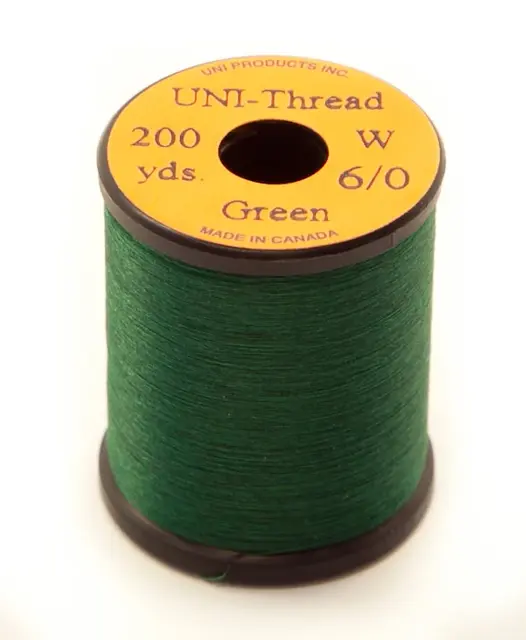 UNI Bindtråd  6/0 - Green 200y 