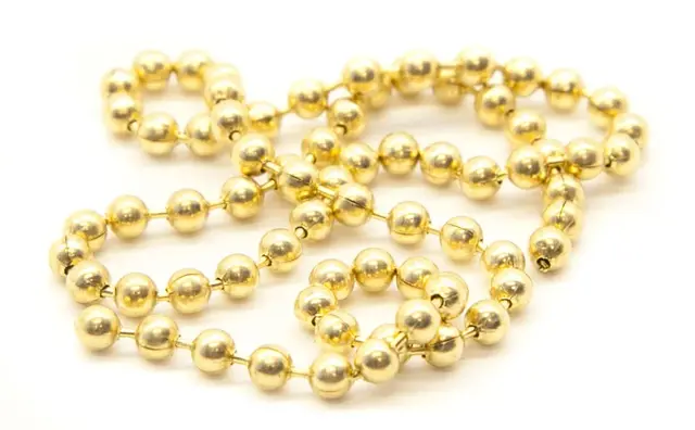 Bead Chain Eyes Gold S Gold 
