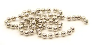 Bead Chain Eyes Silver