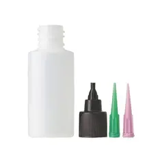 Loon Applicator Bottle, Cap &amp; Needles För dig som gör eget lack eller lim