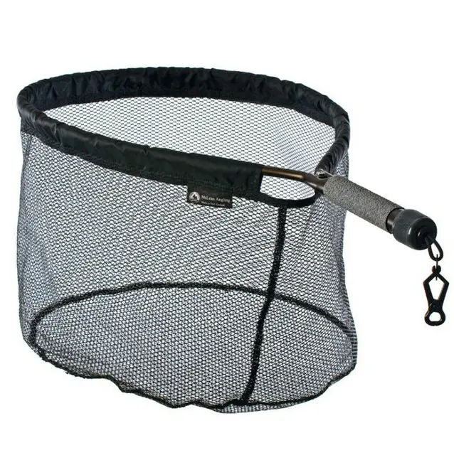 McLean håv med integrerad våg 13,5kg Gumminät - L 