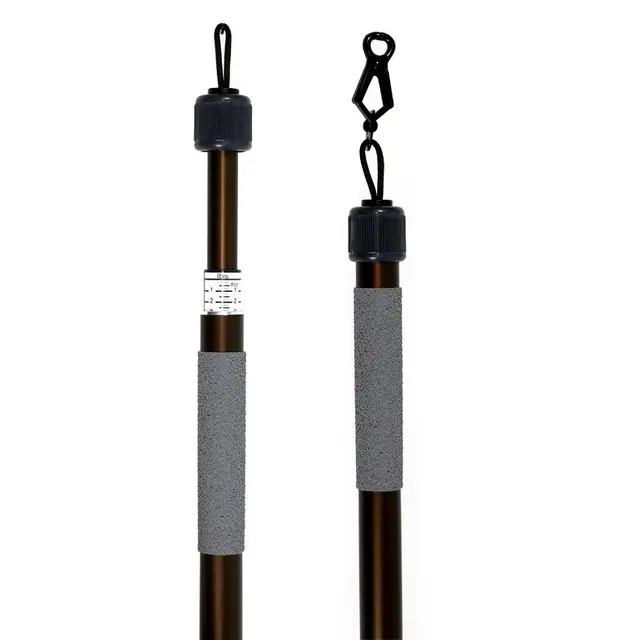 McLean håv med integrerad våg 13,5kg Gumminät - L 