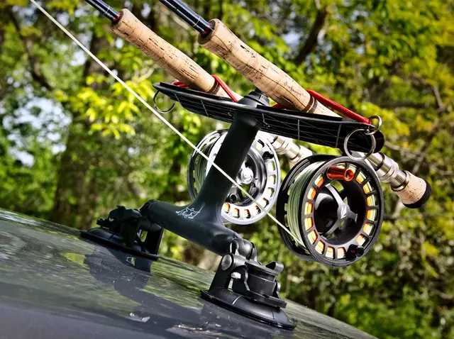 Sumo Suction Mount Rod Carrier Kompakt transportspöhållare till bilen 