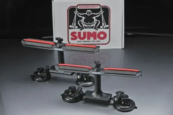 Sumo Suction Mount Rod Carrier Kompakt transportspöhållare till bilen 