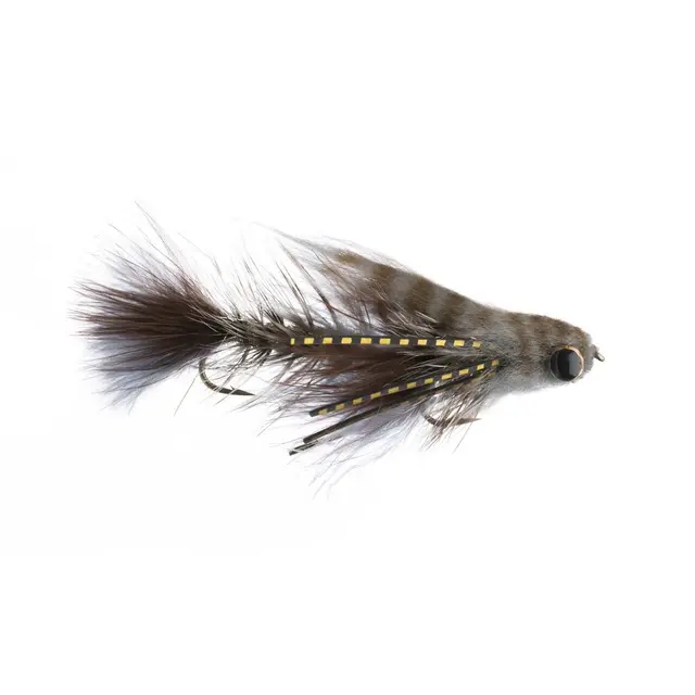 Umpqua Baby Gonga #8 Gray Stor öringstreamer 