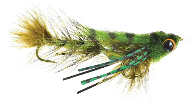 Umpqua Baby Gonga #8 Olive Stor öringstreamer 