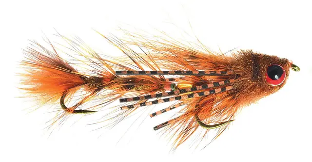 Umpqua Baby Gonga #8 Rust Stor öringstreamer 