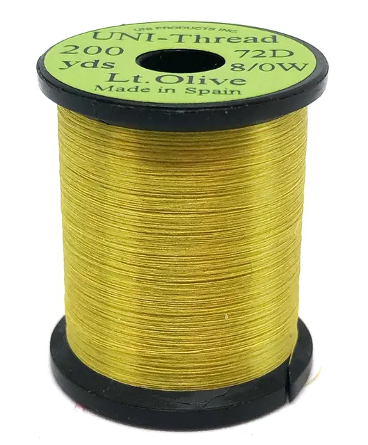 UNI Bindtråd  8/0 - Lt. Olive 200y 
