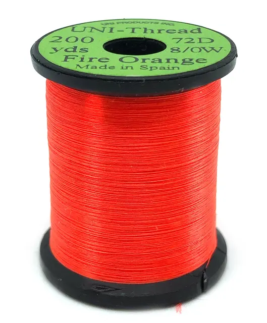 UNI Bindtråd  8/0 - Fire Orange 200y 