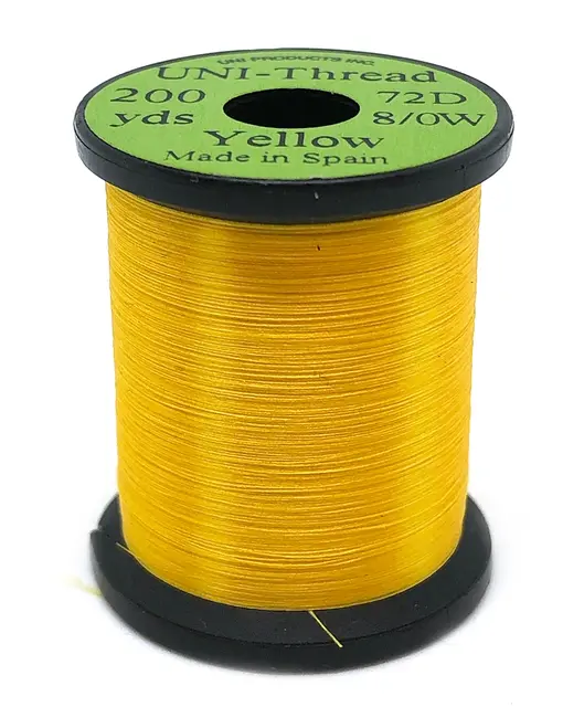 UNI Bindtråd  8/0 - Yellow 200y 