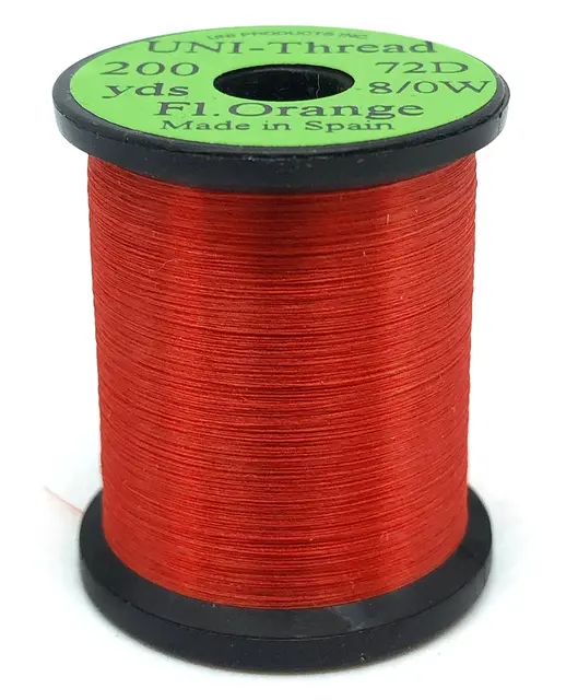 UNI Bindtråd  8/0 - Fl. Orange 200y 