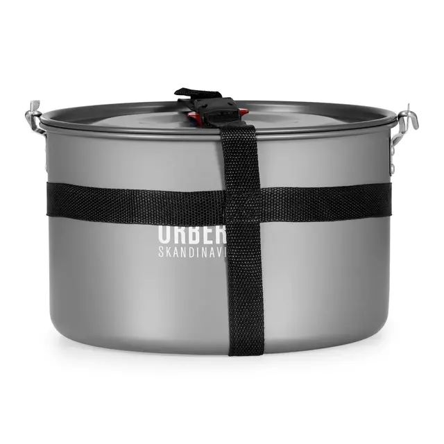Urberg Rogen Campfire Pot Grey Rymlig aluminiumgryta 