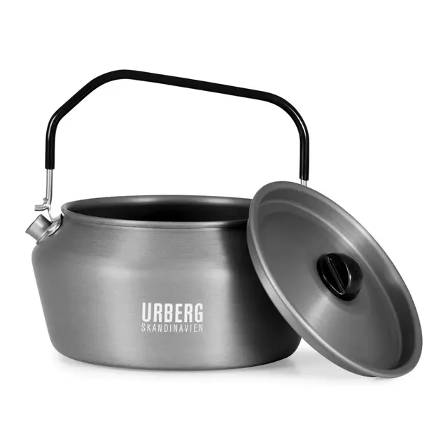 Urberg Rogen Coffee Kettle 1,2L Grey kaffekanna av aluminium 
