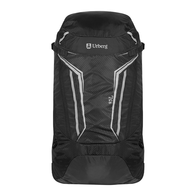 Urberg Glacier Backpack 45L Black Lett dagstursekk 