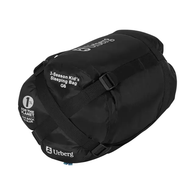 Urberg 3-Season Kid's Sleeping Bag G6 Mallard Blue 