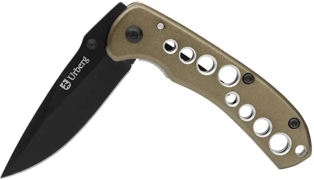 Urberg Flip Knife Capers Lommekniv med aluminiumshåndtak 
