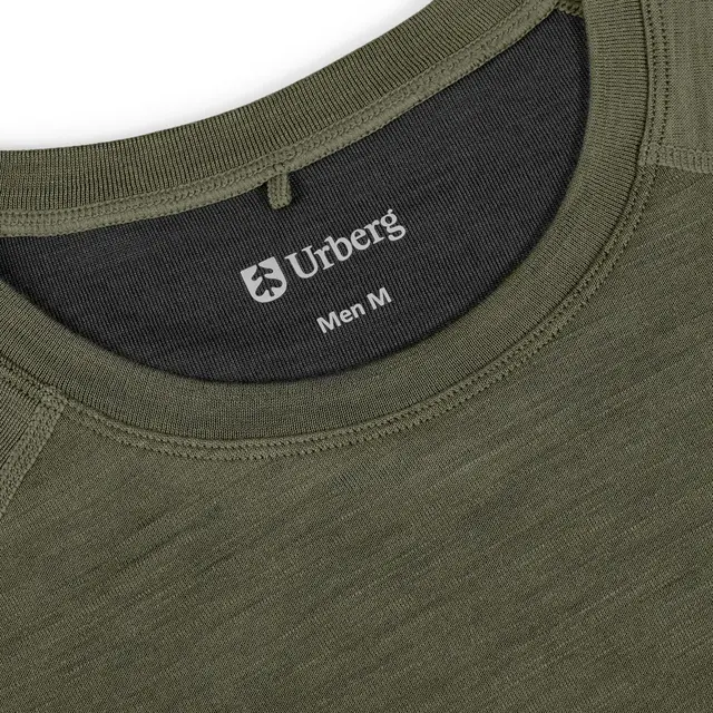 Urberg Selje MerinoBamboo Top M L Deep Lichen green 