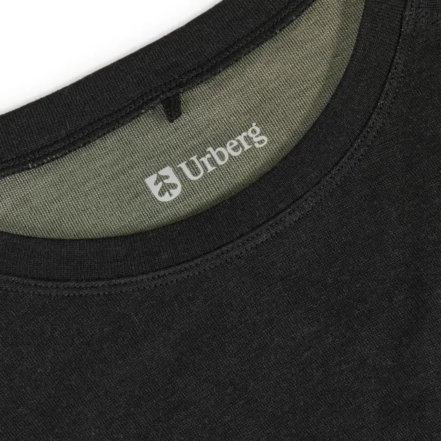 Urberg Selje MerinoBamboo Top M L Black/Green 