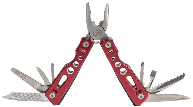 Urberg Multi Tool Small Red Kompakt multiverktyg med 12 verktyg 