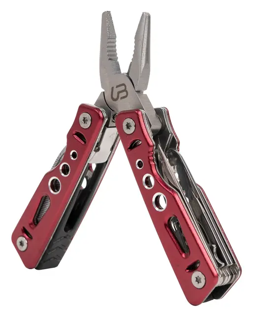 Urberg Multi Tool Small Red Kompakt multiverktyg med 12 verktyg 