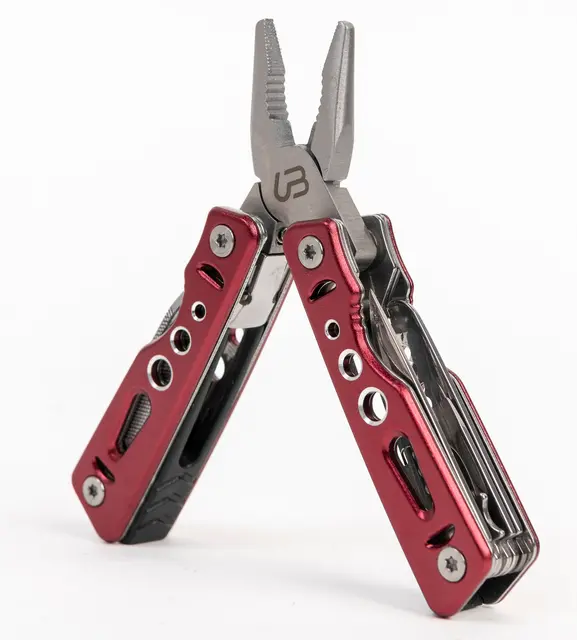 Urberg Multi Tool Small Red Kompakt multiverktyg med 12 verktyg 