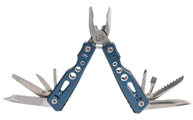 Urberg Multi Tool Small Navy Kompakt multiverktyg med 12 verktyg 