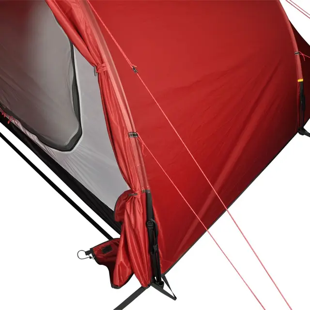 Urberg 2-Person Trekking Tunnel Tent 3-sesongs tunelltelt i Rio Red 