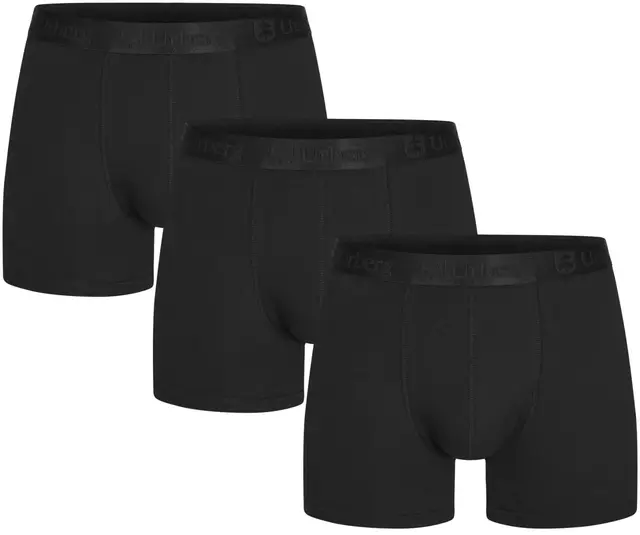 Urberg Bamboo Boxers 3-pack M S Black Beauty 