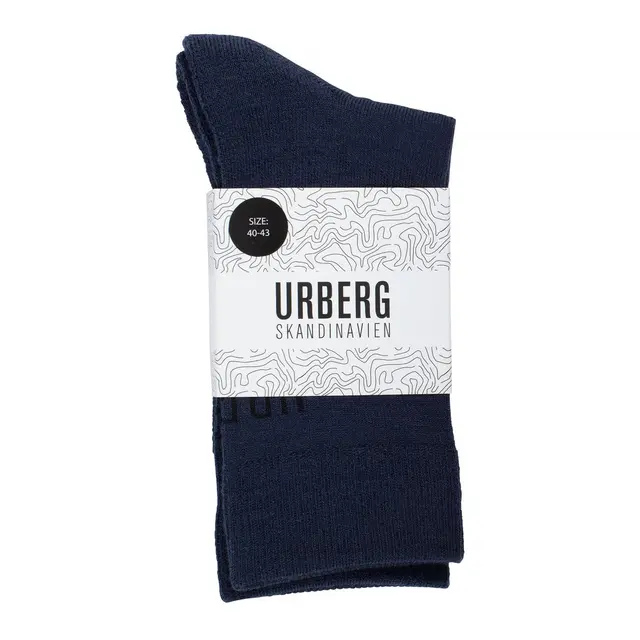 Urberg Hiking Wool Sock G2 36-39 Mjuka strumpor Black iris 