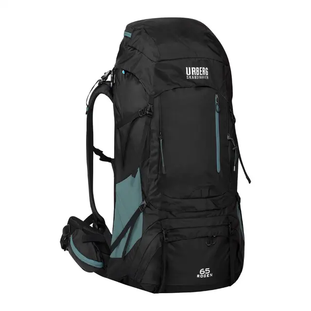 Urberg Rogen 3.0 65L Black Beauty Ryggsäck med enorma packmöjligheter 