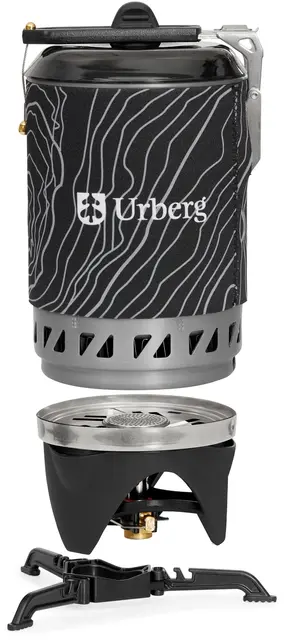 Urberg Rogen Power Stove 1 L Black Praktisk turkjøkken 