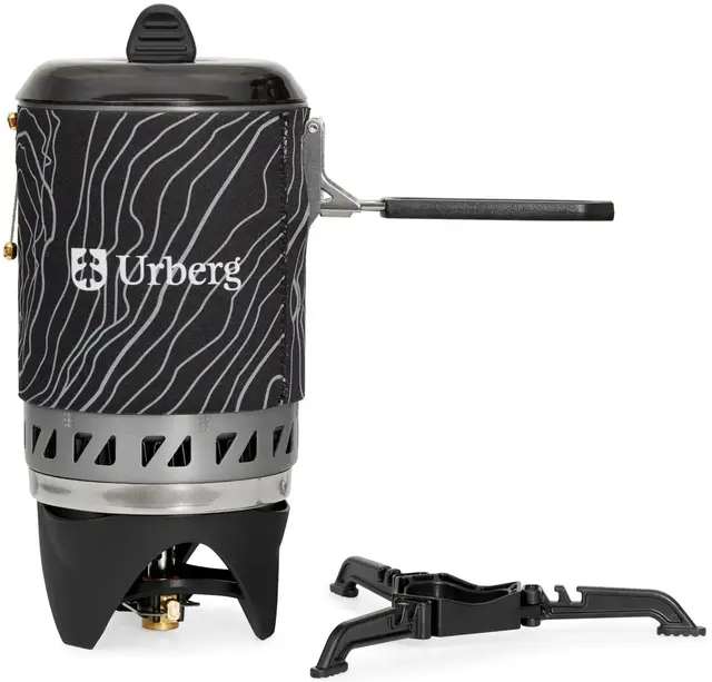 Urberg Rogen Power Stove 1 L Black Praktisk turkjøkken 