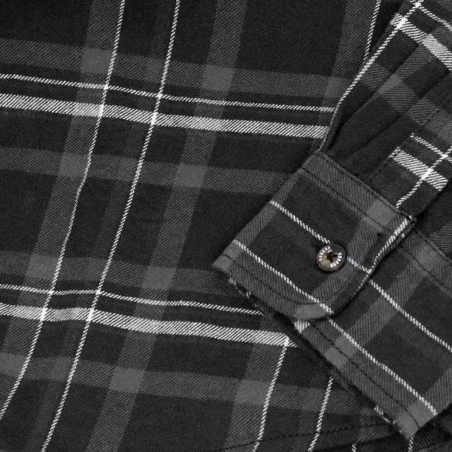 Urberg Flannel LS w Strap Shirt Men Black Beauty L 