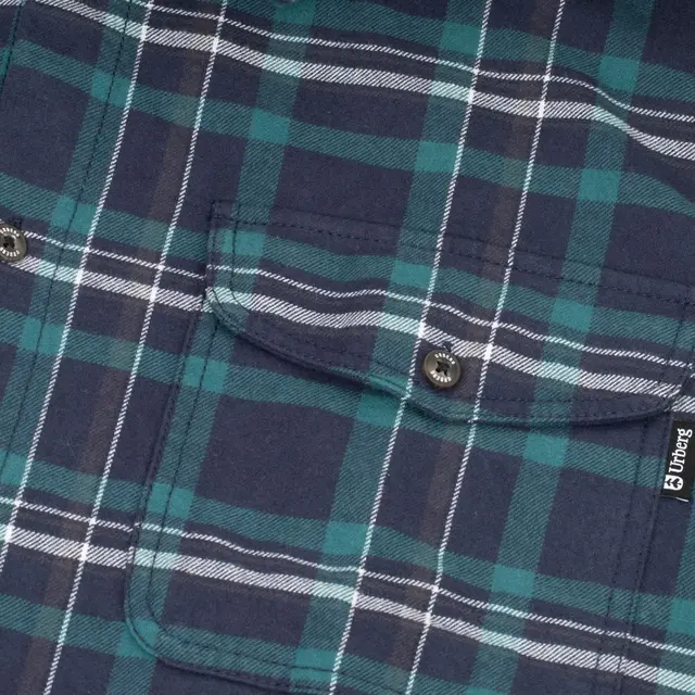 Urberg Flannel LS w Strap Shirt Men Blue Nights L 