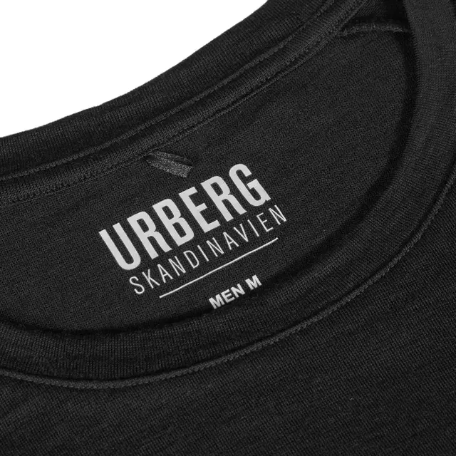 Urberg Lyngen Merino T-shirt M Black L Black Beauty 